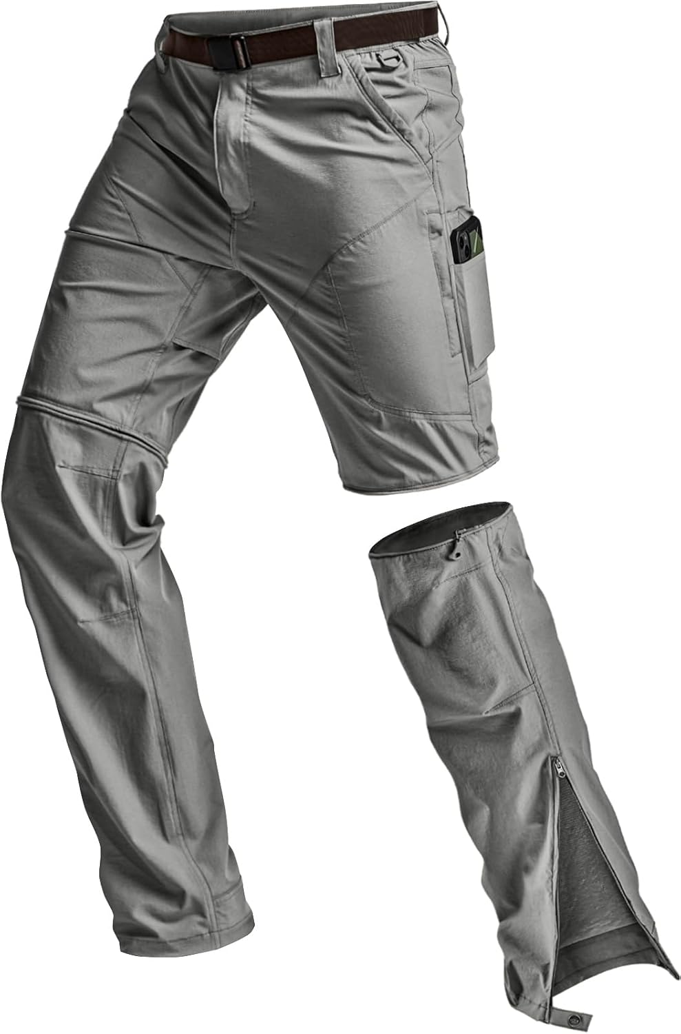 CQR Men's Convertible Cargo Tactical Pants for Outdoor Adventures