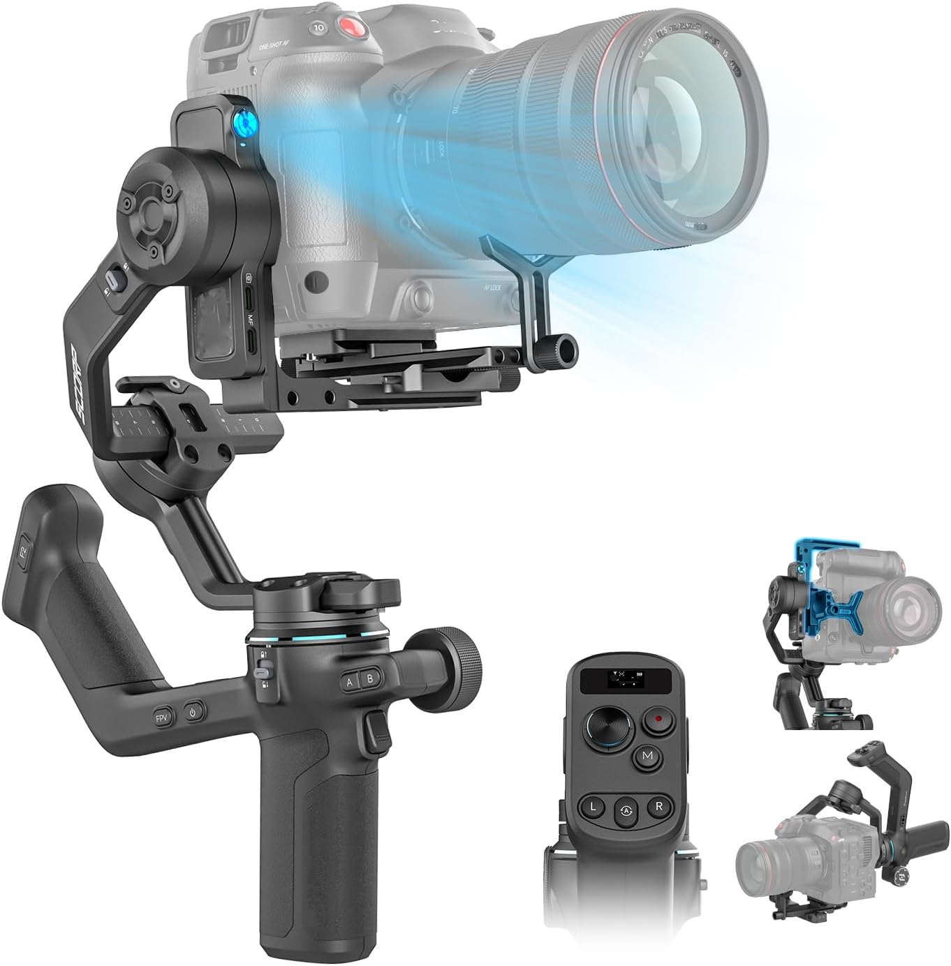 FeiyuTech SCORP-C2 AI Face Tracker Gimbal for Cameras