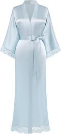 Satin Kimono Robe for Bridesmaids by BABEYOND - Elegant & Lightweight