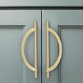 Amerdeco 7.5 in Brushed Gold Cabinet Pulls 10 Pack - Elevated Look