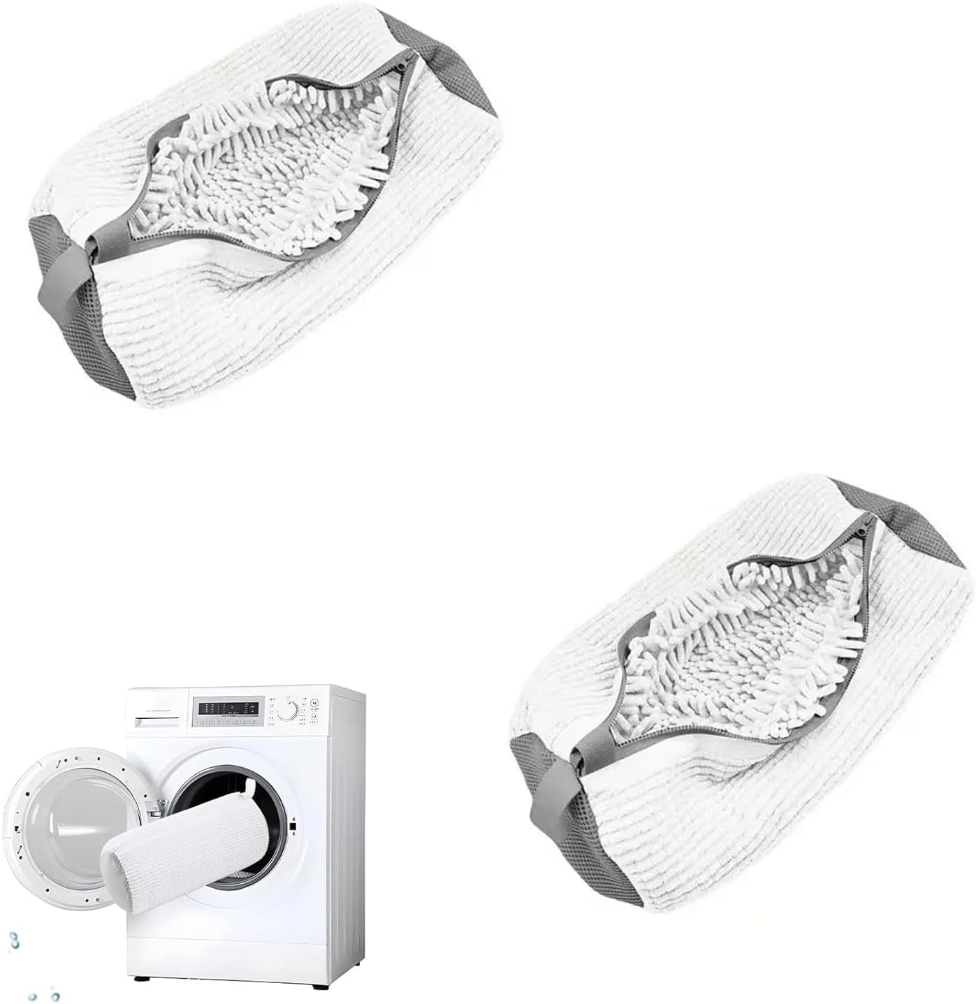 2Pcs Reusable Shoe Laundry Bags- Clean Shoes with Ease!