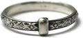 Outlander Celtic Style 925 Sterling Silver Ring - Handmade Band Salish