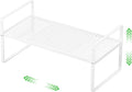 Expandable Cabinet Storage Shelf Organizer - Adjustable Stackable