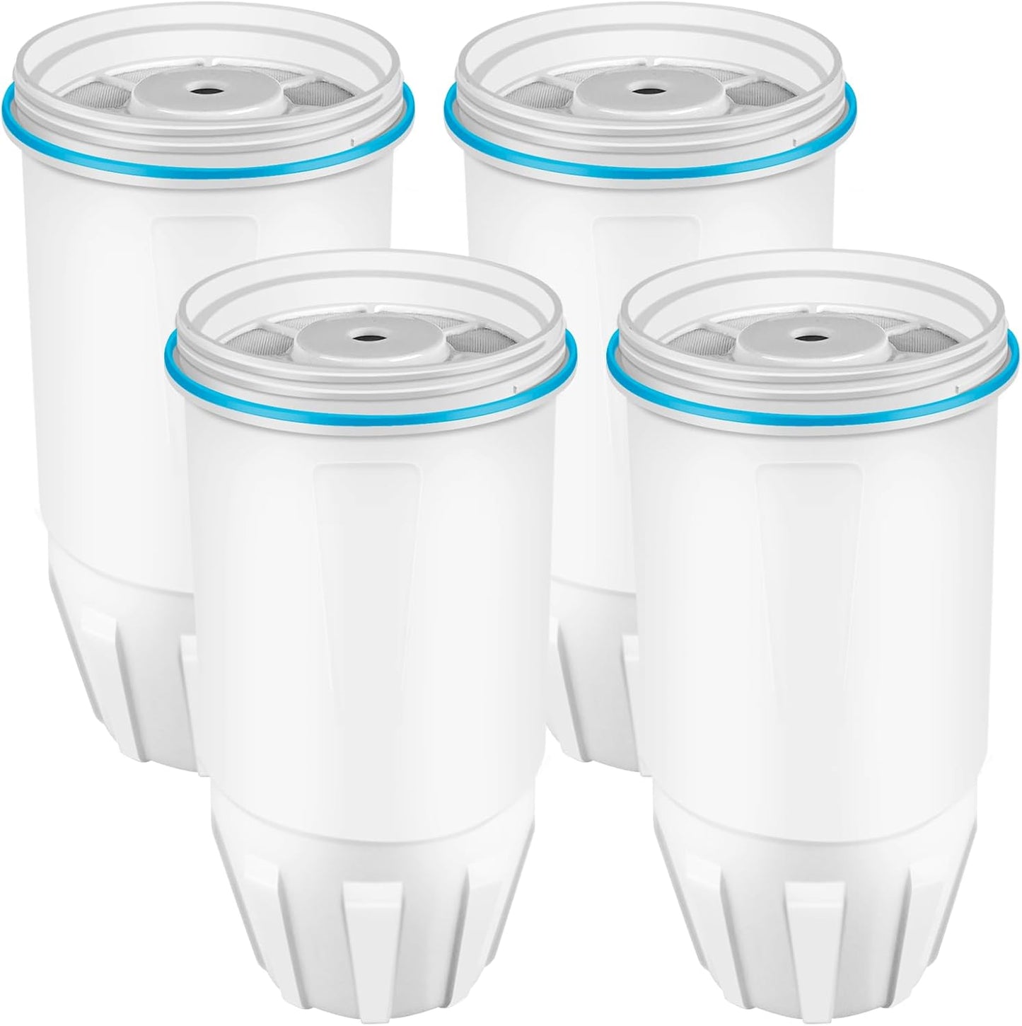 Water Filter Replacement for Zero Filters Pitchers, 4 Pack