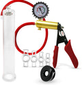 LeLuv Ultima Penis Pump Kit - Brass Cylinder with Gauge Bundle