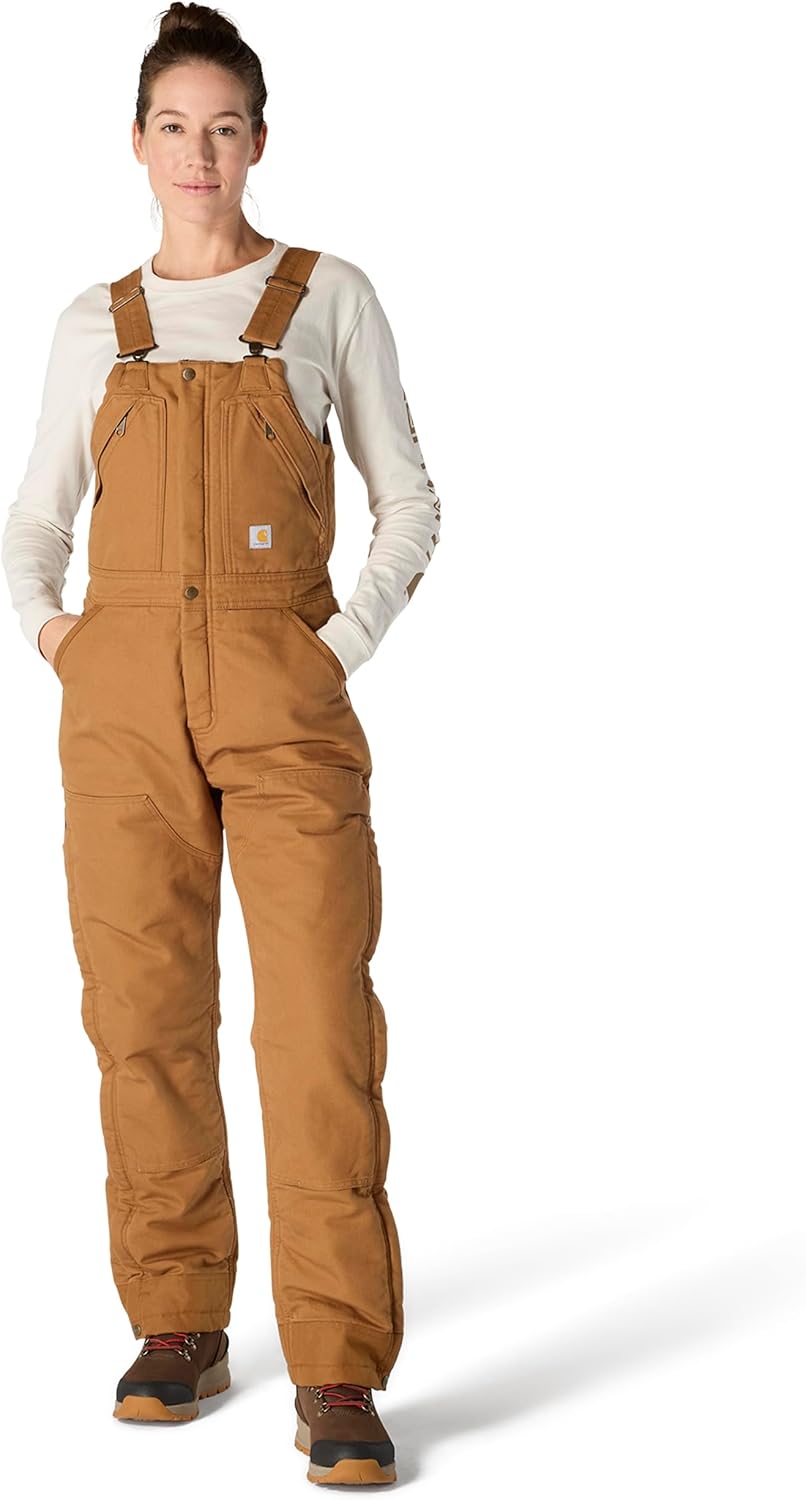 Carhartt Women's Loose Fit Washed Duck Insulated Biberall Review