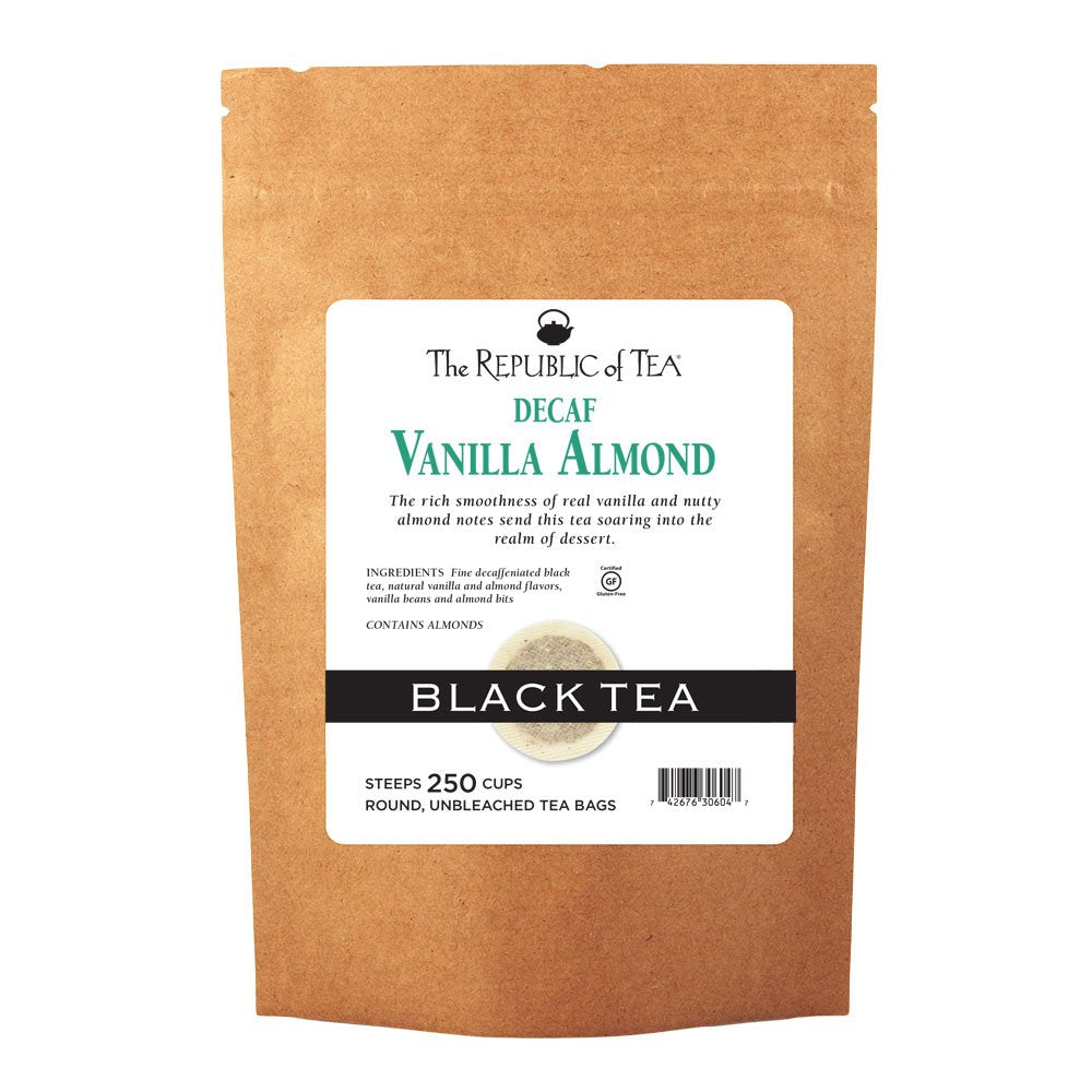 Decaf Vanilla Almond Black Tea Refill Pack of 250 Tea Bags