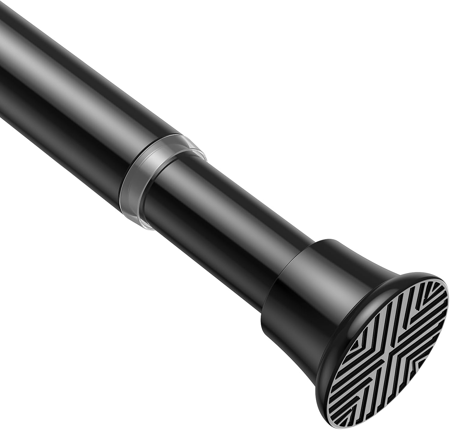 Adjustable Black Tension Rod - Easy Installation!
