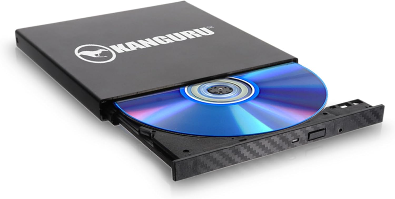 Kanguru QS Slim DVDRW DVD Burner: High-Speed, Portable, Reliable