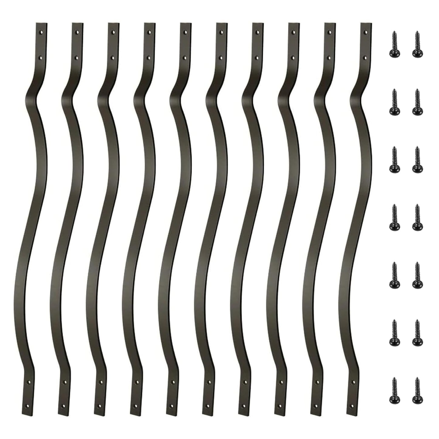 61 Pack Metal Deck Spindles for Stylish Outdoor Railing