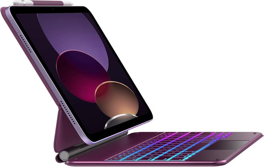 10-Color Backlit Typecase Keyboard for iPad 10th Gen 10.9 ~ Thin Design for Enhanced Productivity