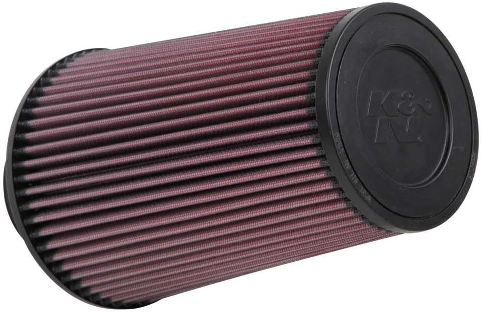 K&N High-Flow Universal Clamp-On Air Filter for Engine Power
