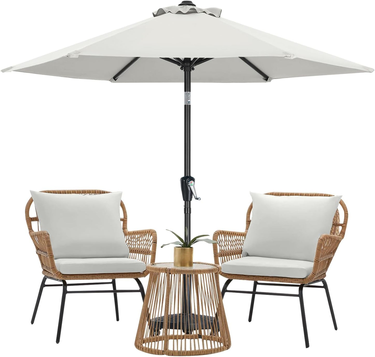 MASTERCANOPY 7.5ft Patio Umbrella for Outdoor Market Table