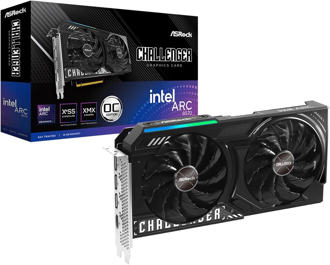 ASRock Intel Arc B570 Challenger 10GB OC GDDR6 Graphics Card Review