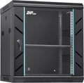 12U Server Rack Cabinet Wall Mount - 15in Deep Network Enclosure