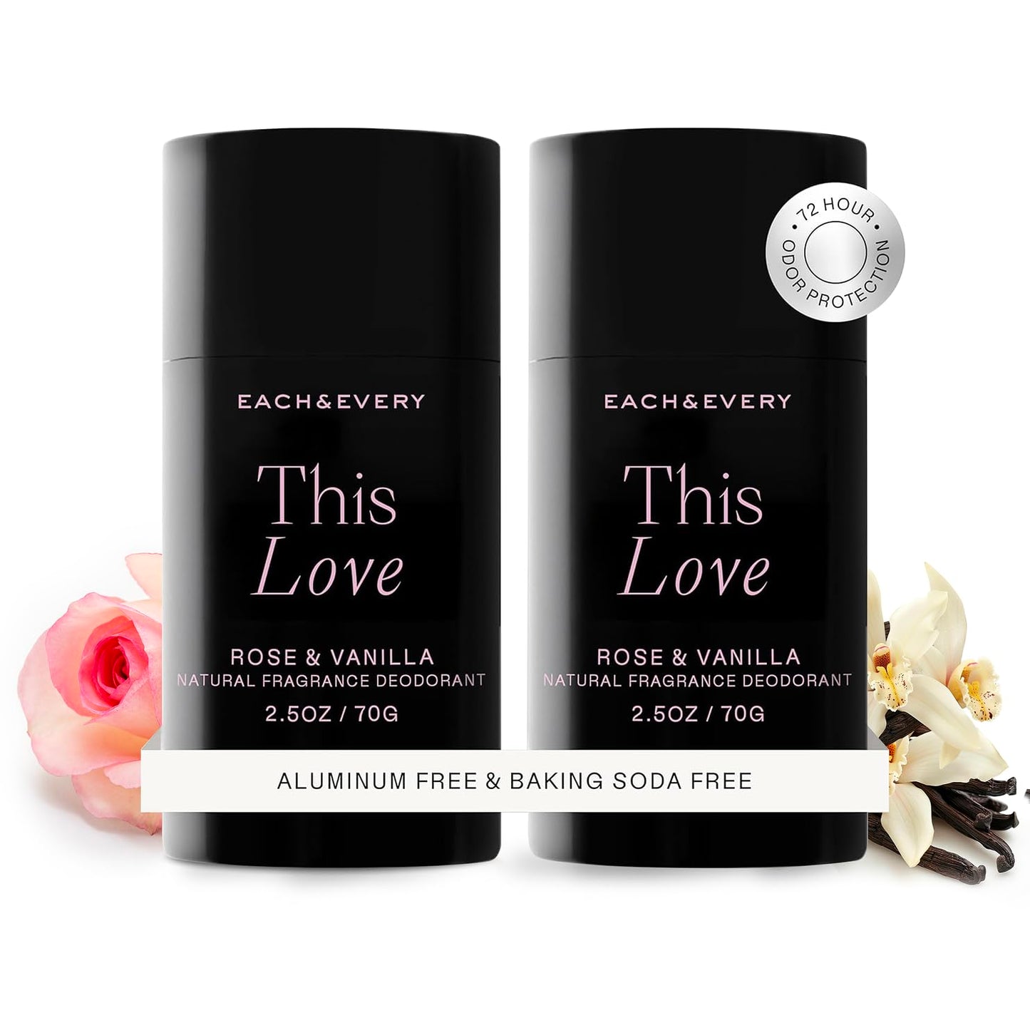 Each & Every Aluminum Free Deodorant for Sensitive Skin - 2 Pack