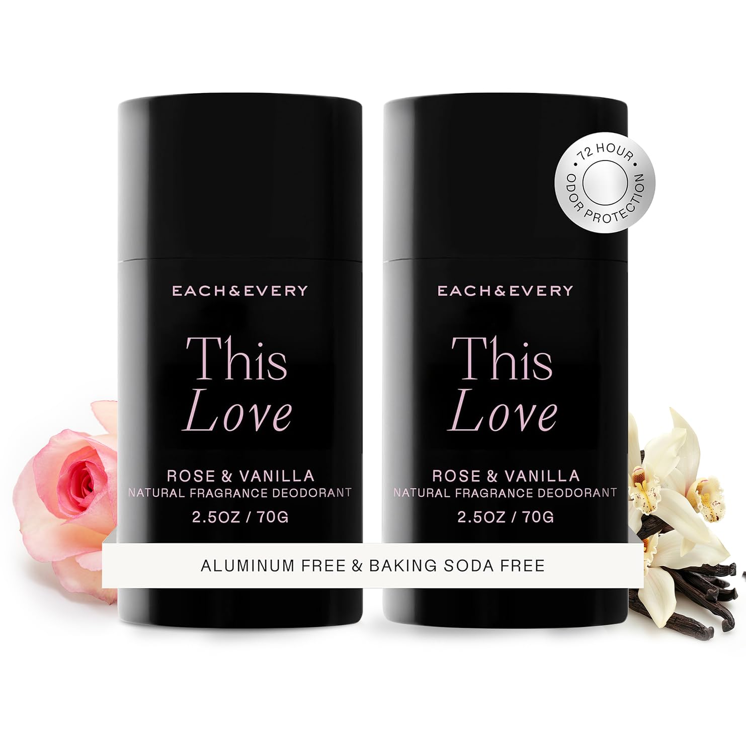 Each & Every Aluminum Free Deodorant for Sensitive Skin - 2 Pack