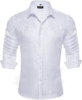 Silk Paisley Dress Shirt for Men - Timeless Button-Down Style
