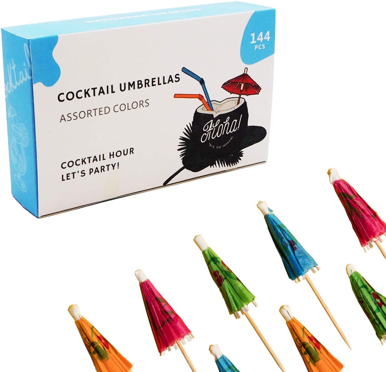 Tropical Cocktail Umbrella Picks - Party Perfect!