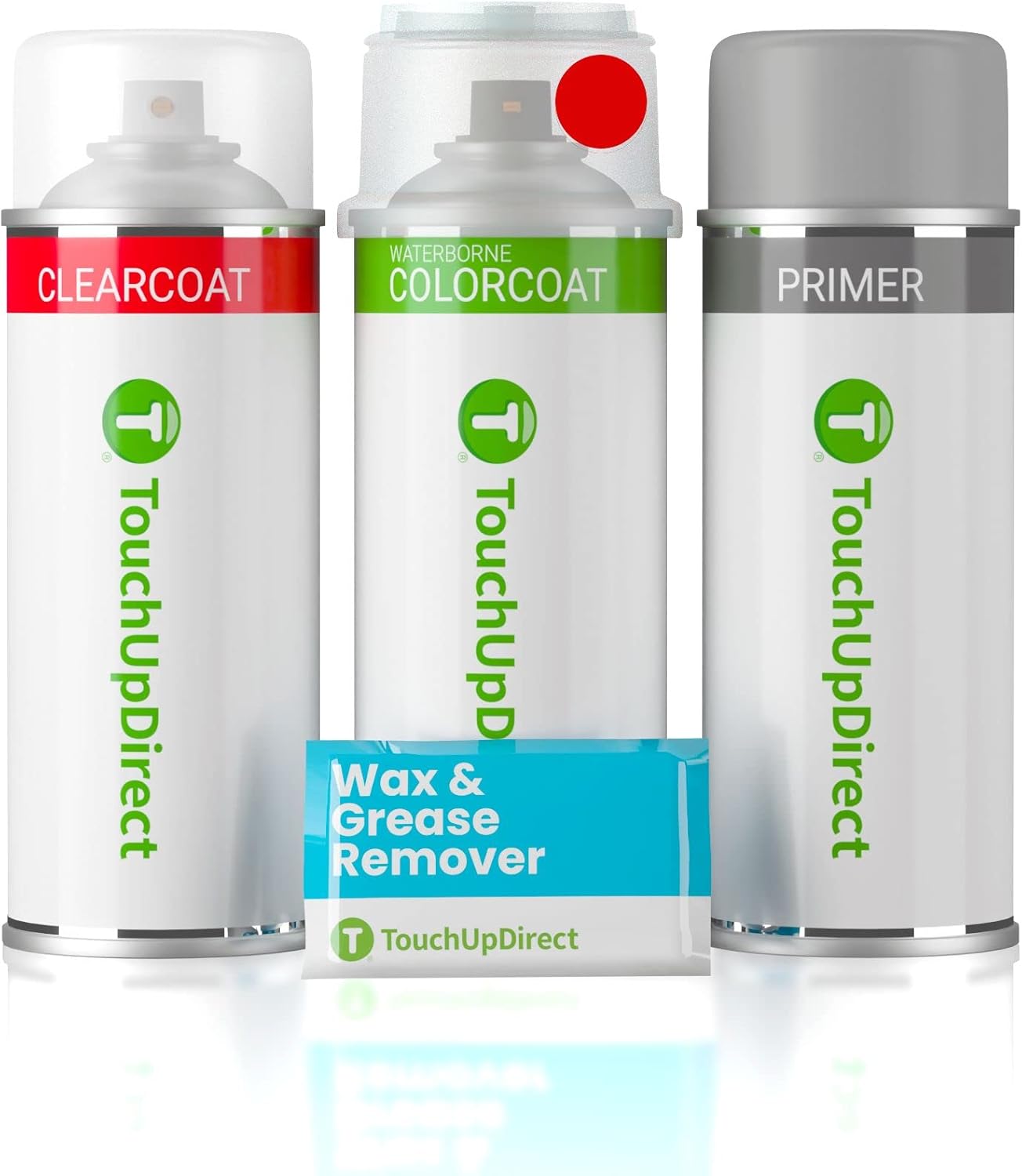 TouchUpDirect 3P0 Absolutely Red Touch Up Paint Kit for Cars