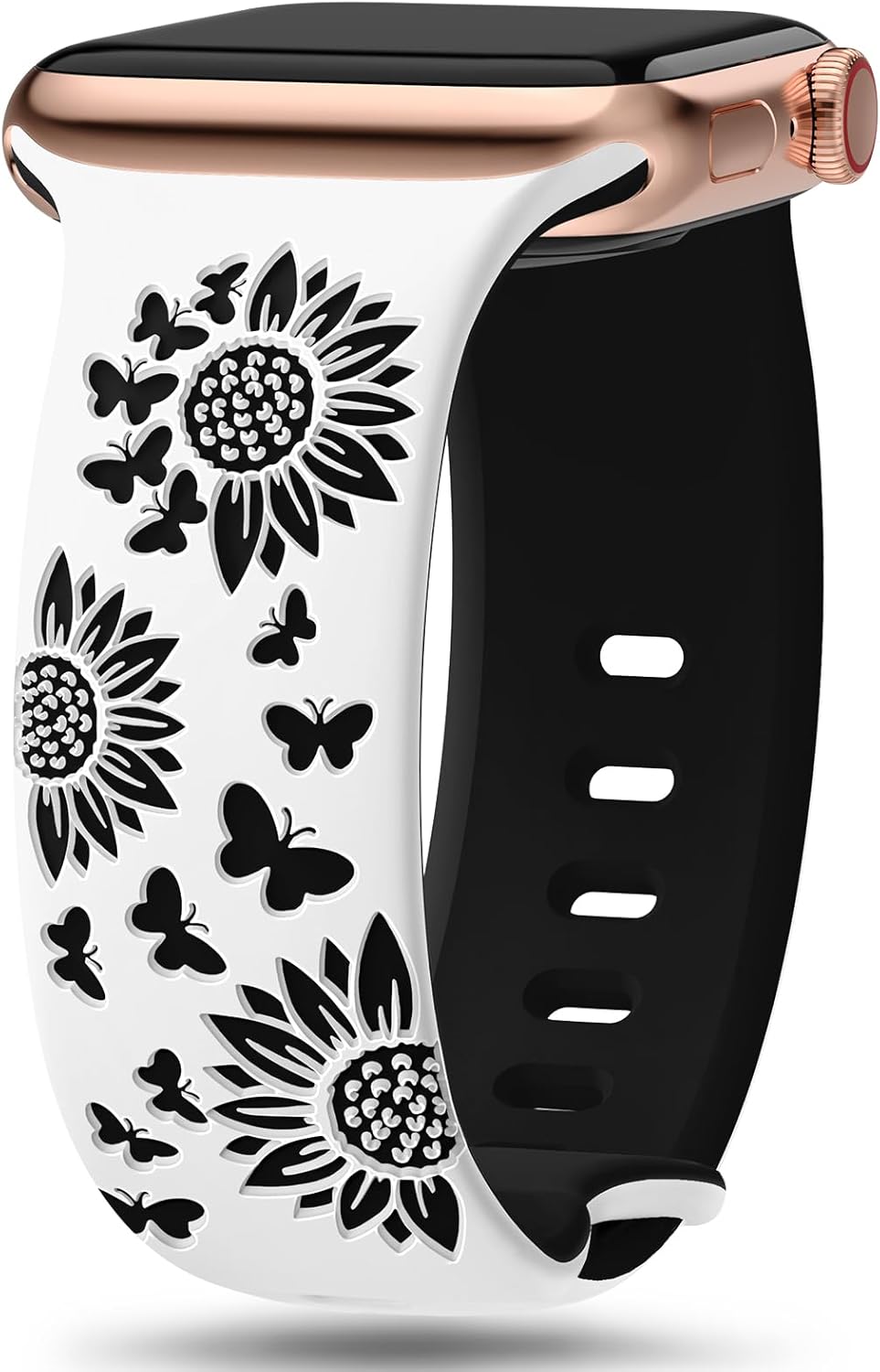 Sunflower Silicone Apple Watch Band for Women