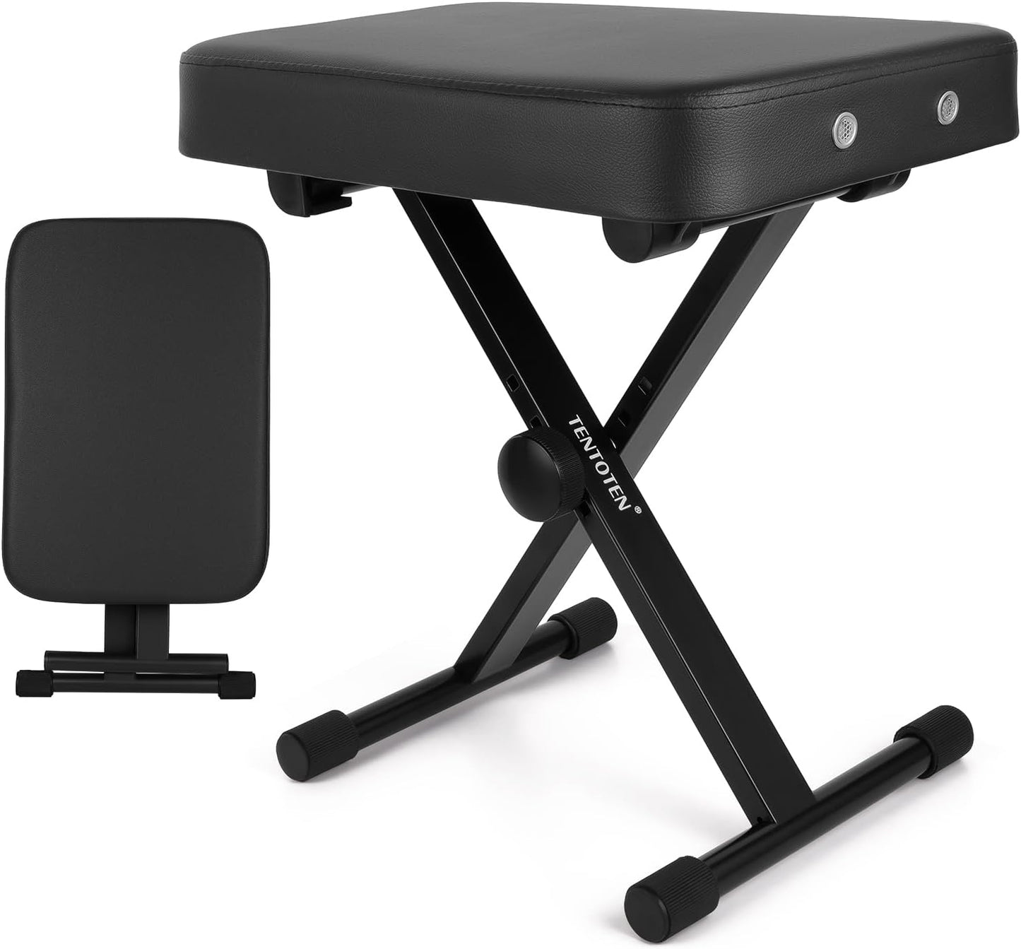Portable Keyboard Bench with Thick Cushion