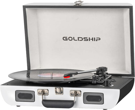 Portable Record Player with Bluetooth for Vinyl Lovers