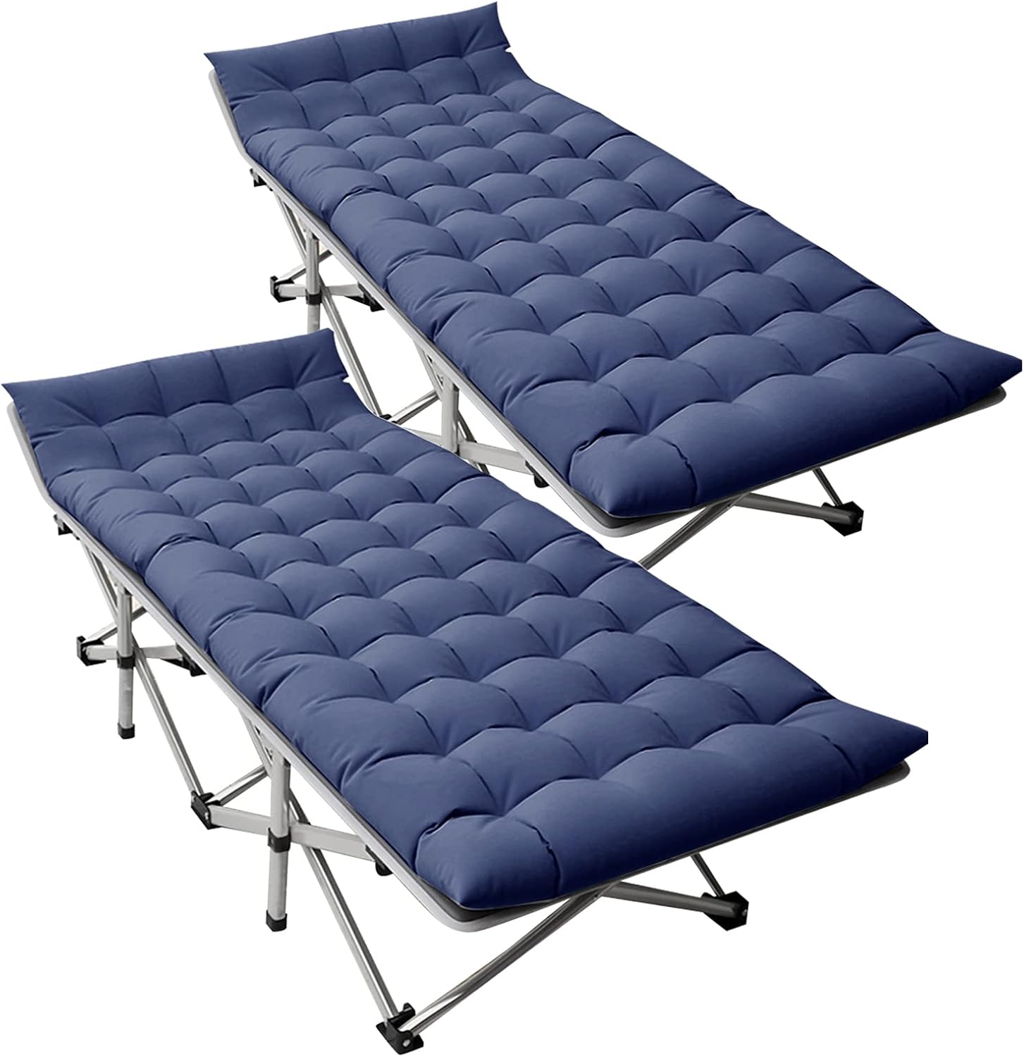 DoCred Folding Camping Cot with Mattress for Outdoor Comfort