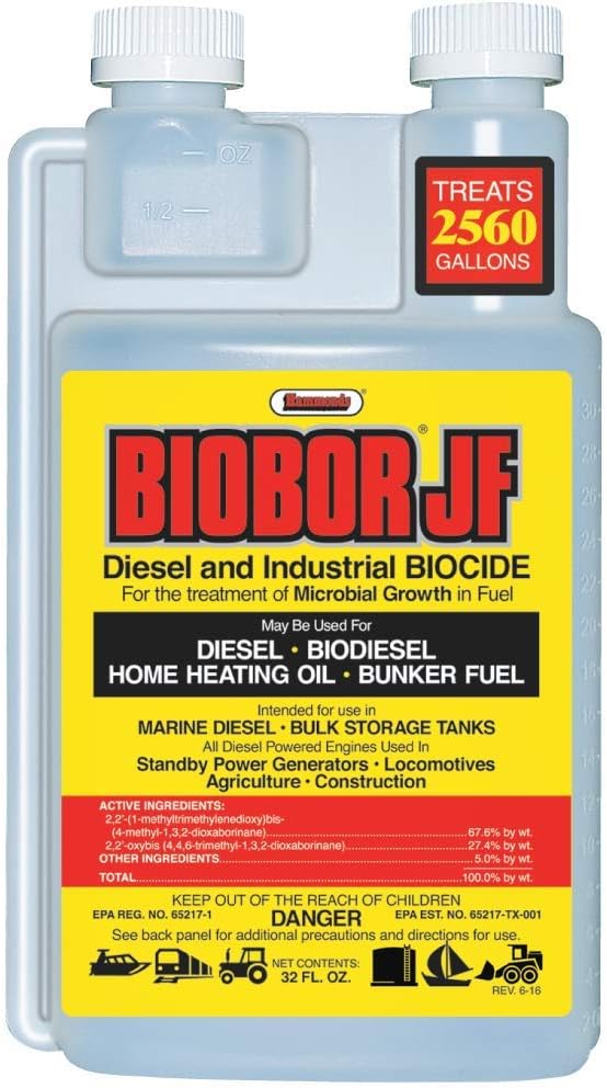 JF Diesel Fuel Additive: Effective Biocide for Fuel Tanks