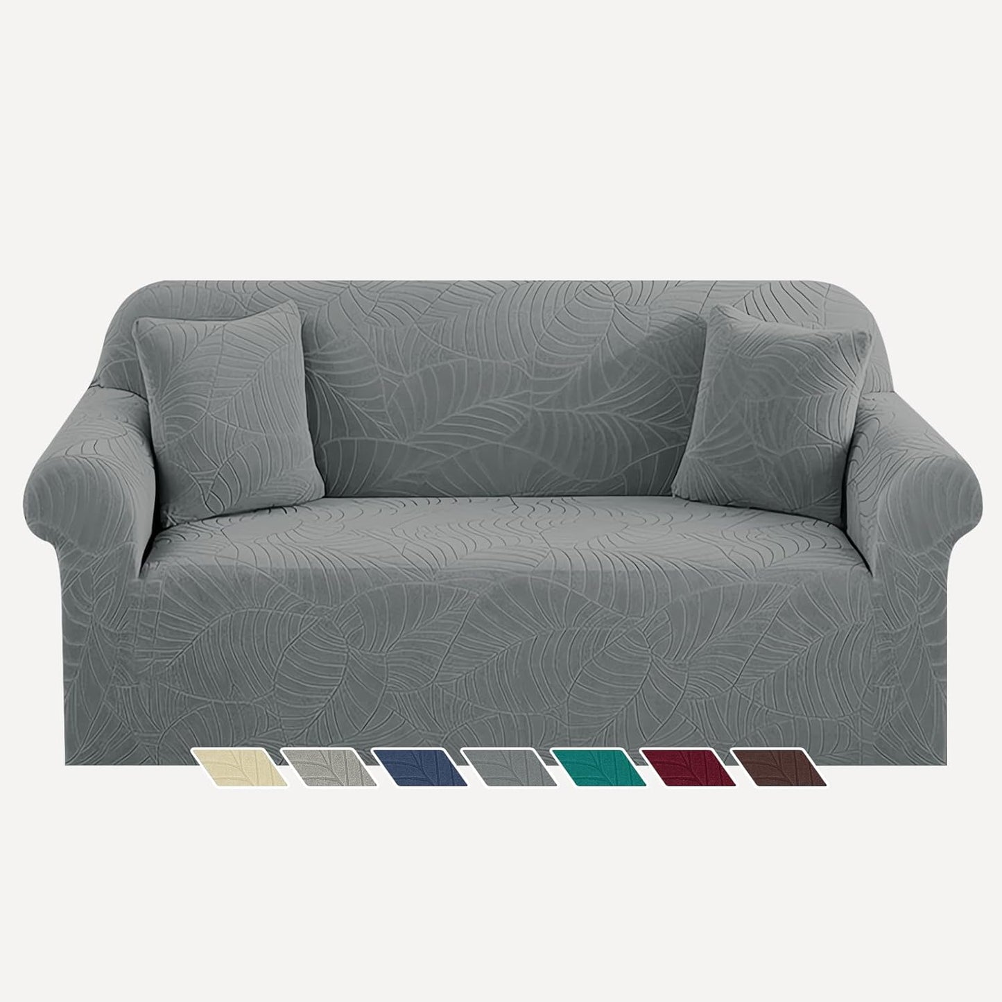 YEMYHOM Couch Cover High Stretch Jacquard Design for Sofa