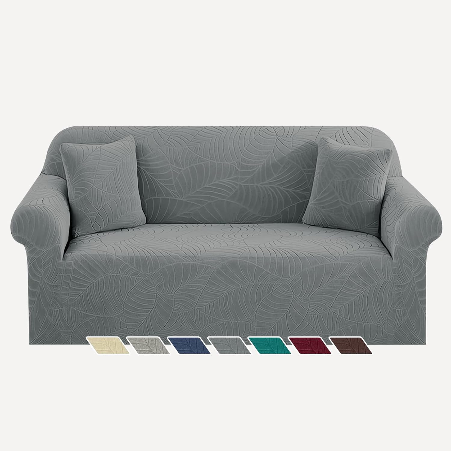 YEMYHOM Couch Cover High Stretch Jacquard Design for Sofa