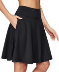 IUGA 20 in Knee Length Skort for Women - High Waist with Pockets