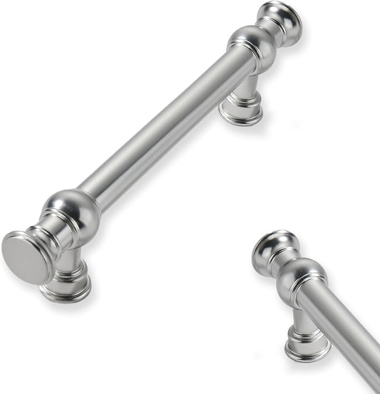 10-Pack 3in Brushed Satin Nickel Cabinet Pulls for Kitchen Use