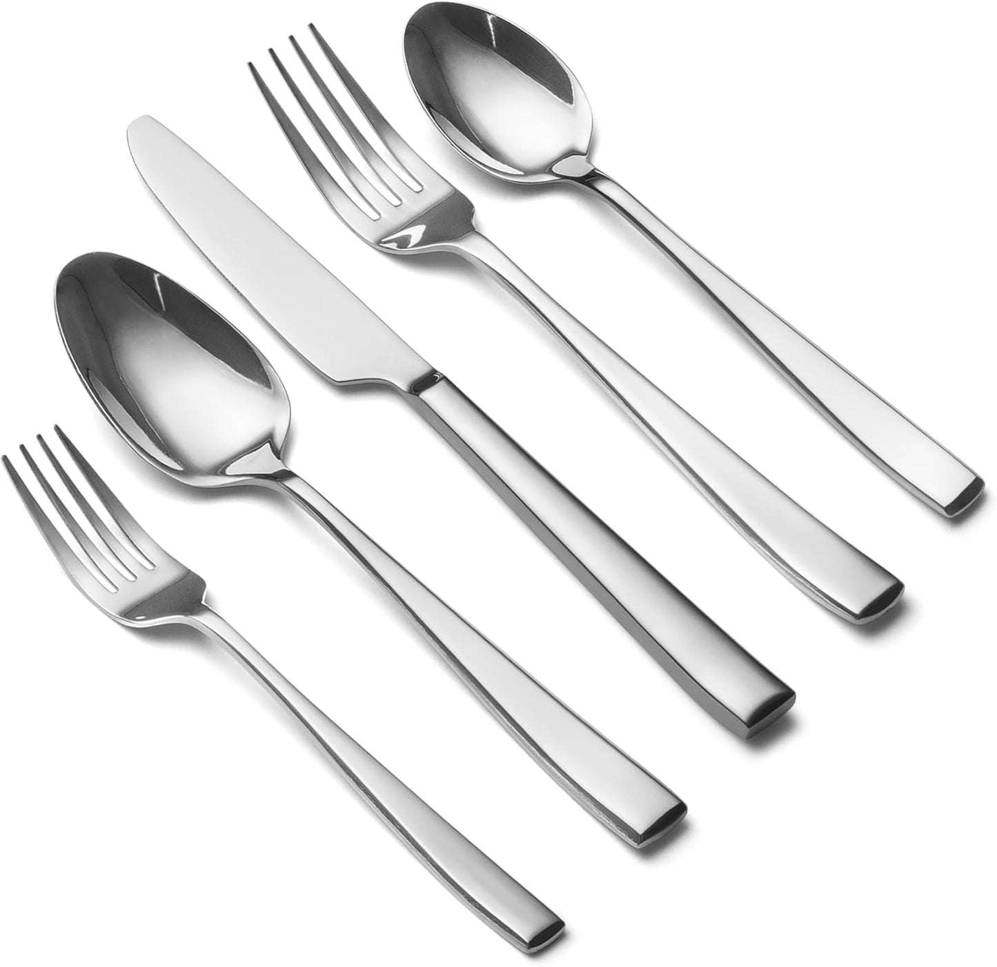 20 Piece Silverware Set for 4 - Premium Stainless Steel Cutlery