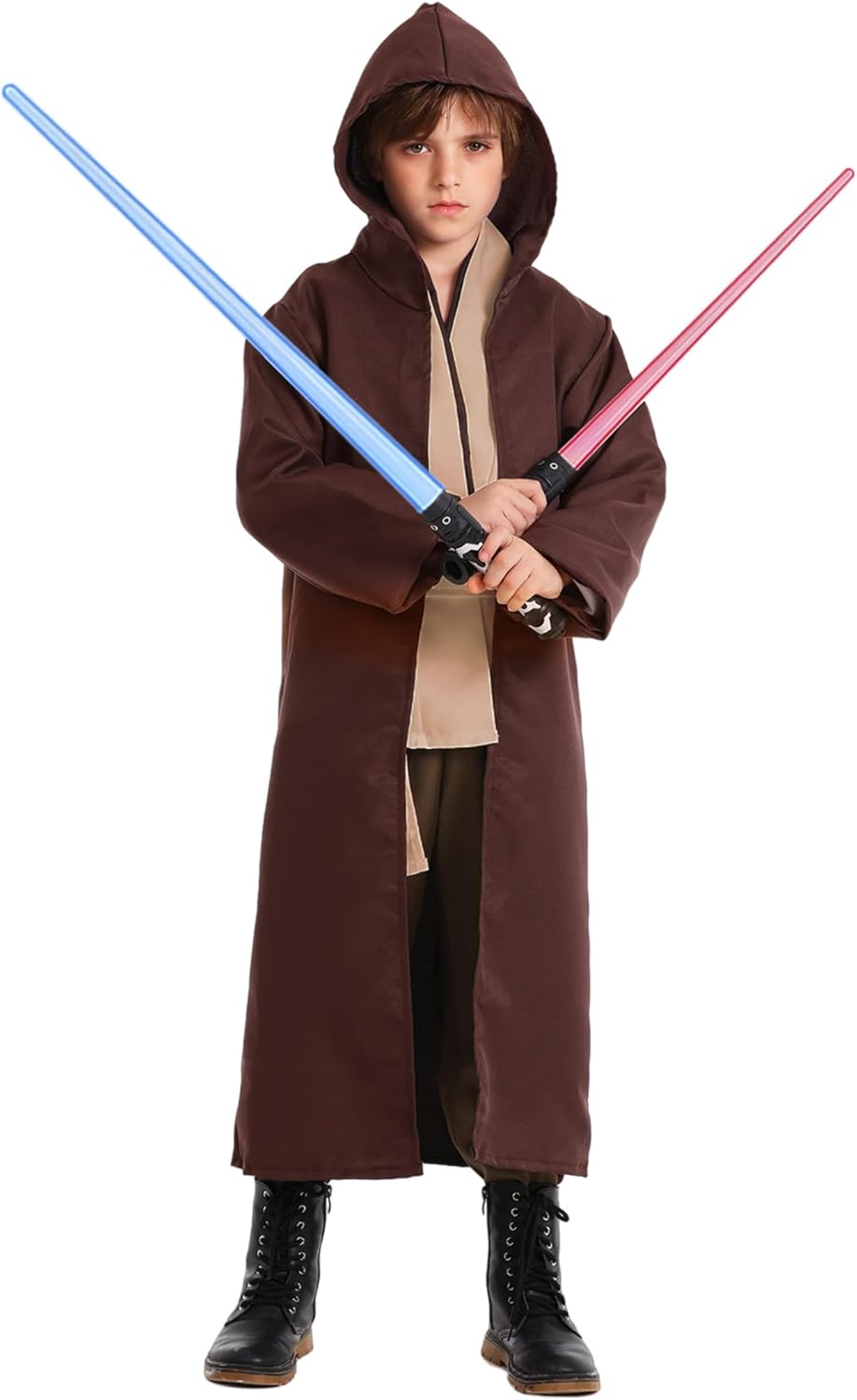 Obi Wan Kenobi Jedi Costume for Kids with Lightsaber Set
