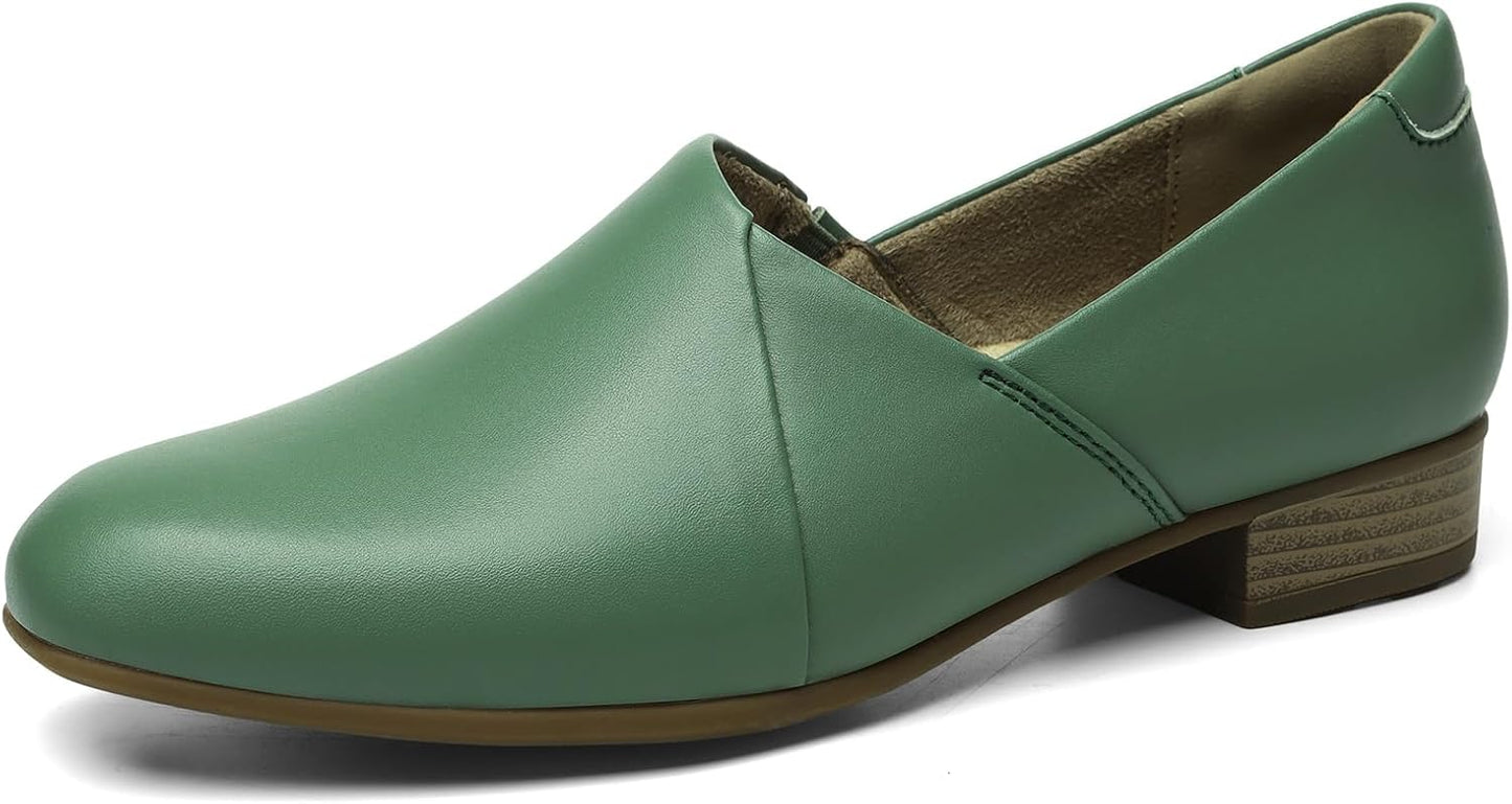 Women's Classic Comfort Leather Loafers for Everyday Work Style