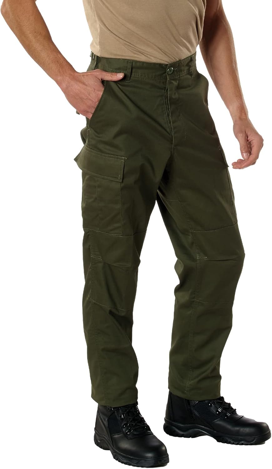 Rugged Tactical BDU Pants for Outdoor Hiking and Work Uniform
