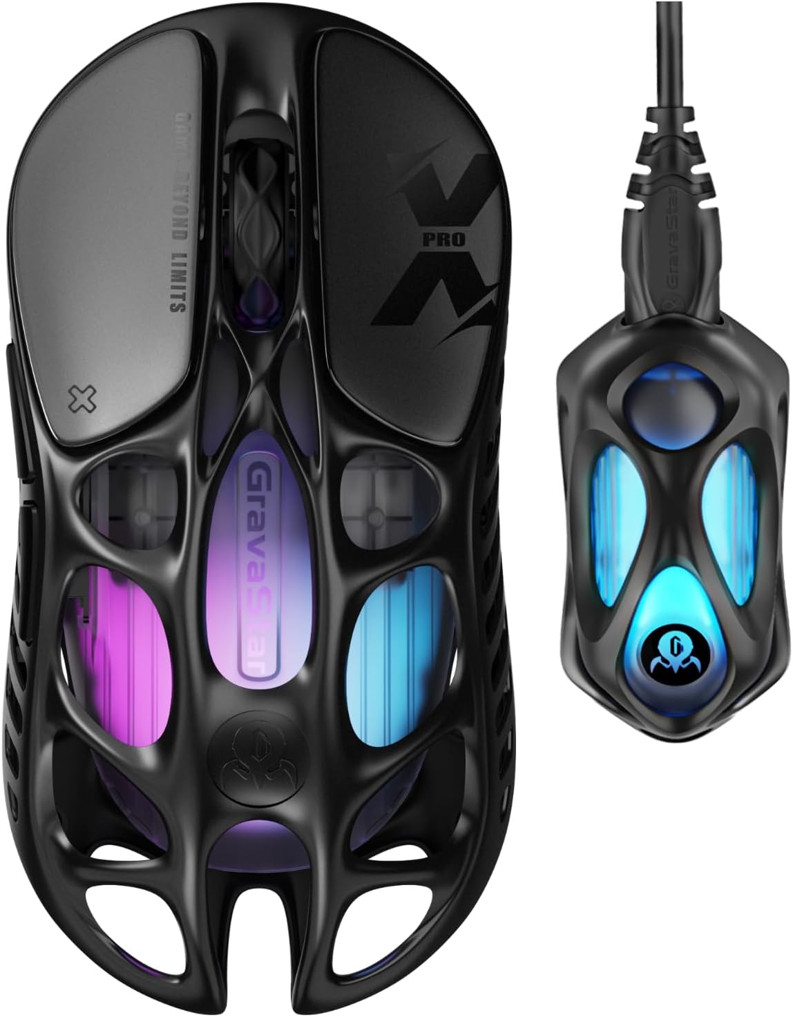 GravaStar Mercury X Pro Wireless Gaming Mouse with 32,000 DPI