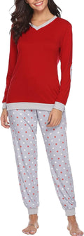 Soft Womens Pajama Sets Cotton Long Sleeve 2 Piece - Cozy PJs