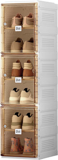 ANTBOX Shoe Organizer Storage Box - 6-Layer Portable Shoe Rack
