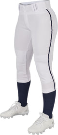 CHAMPRO Women's Tournament Low Rise Softball Pants with Side Piping 14