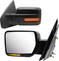 Towing Mirrors Pair for 2007-2014 F150 - Electric, Heated, Puddle