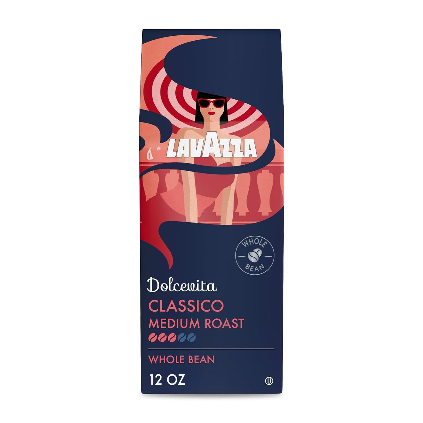 Lavazza Dolcevita Classico Coffee: Rich Medium Roast