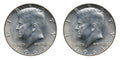 1964 No Mint Mark Set of 2-90% Silver JFK Half Dollars