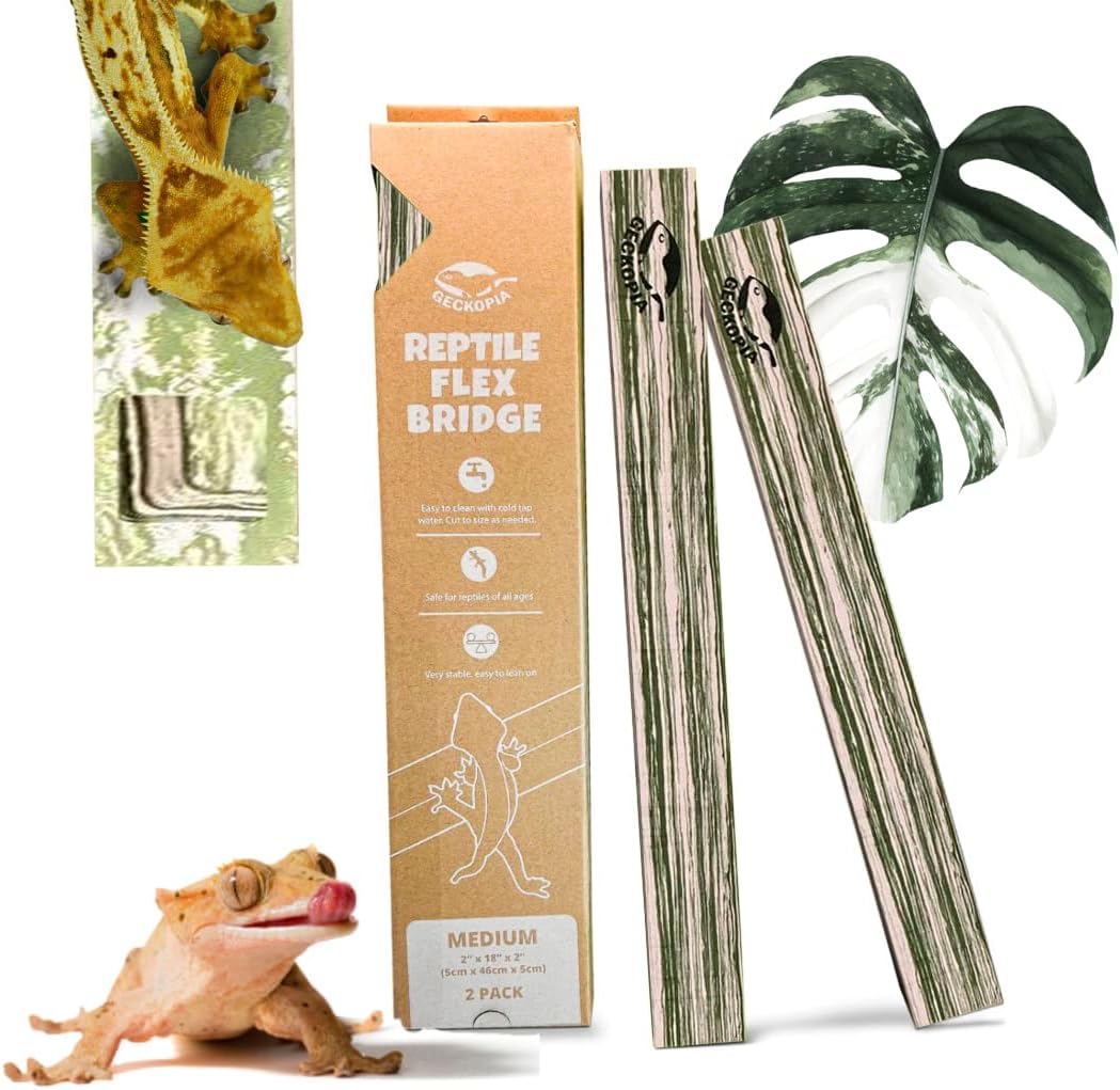 GECKOPIA Reptile Flex Bridge Large for Comfortable Gecko Habitats
