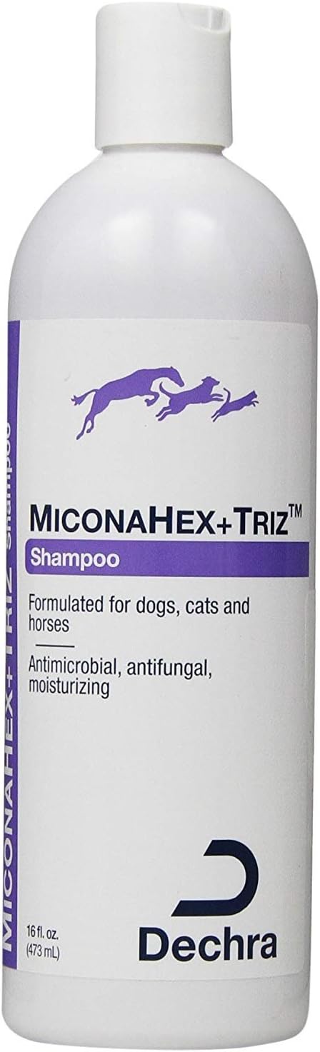Dechra Miconahex + Triz Shampoo for Cats, Dogs, and Horses