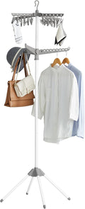 SONGMICS 2-Tier Clothes Drying Rack 72in - Foldable Space Saver