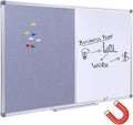 36in x 24in Cork & Dry Erase Combo Board - Dual Function for Home