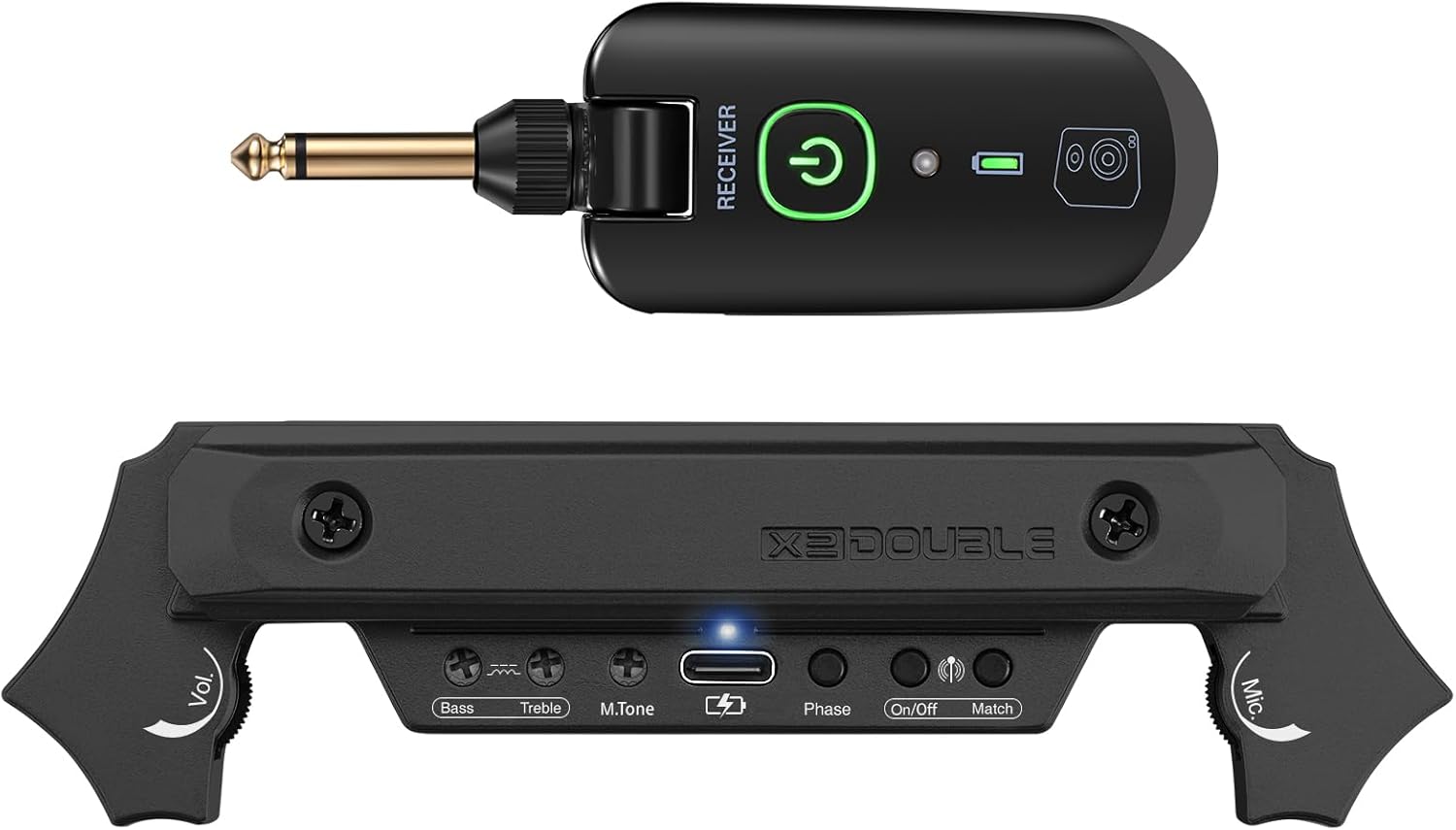 SUNYIN Wireless Acoustic Guitar Pickup - Clear Sound Anywhere!