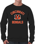 Cincinnati Bengals Gameday Crewneck Sweatshirt for Men - Cotton Blend